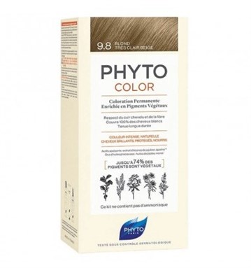 Phyto Color 9.8 Açık Sarı Bej Bitkisel Saç Boyası